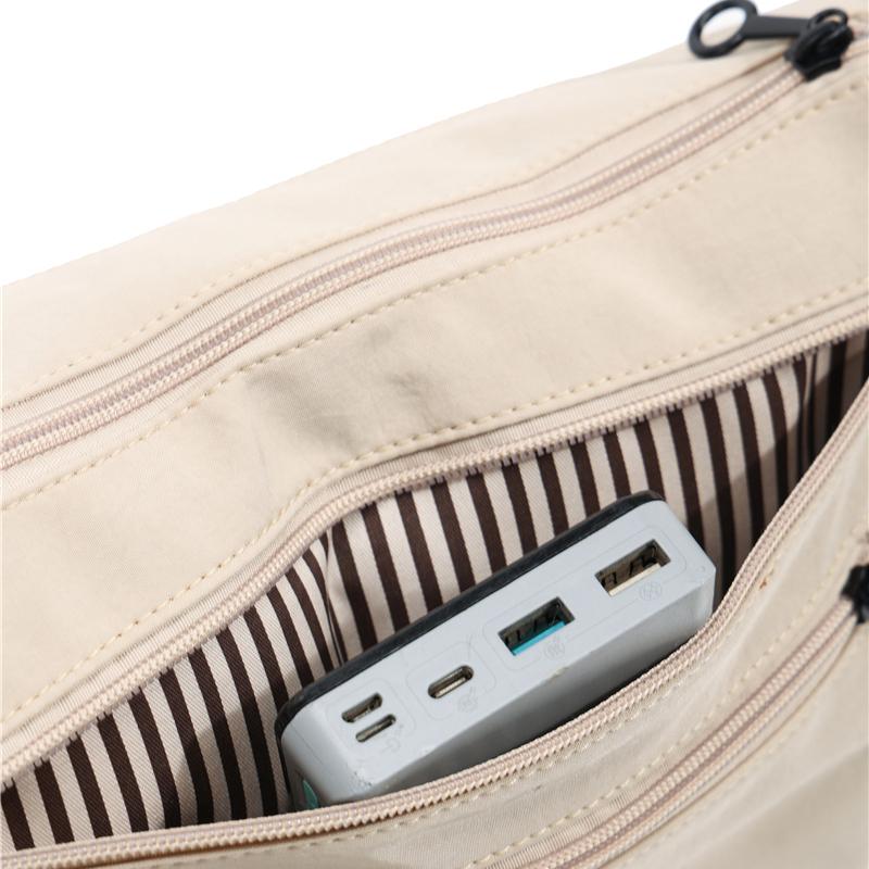 Women's Multi-compartment Crossbody Bag Large Capacity Shoulder Bag Nylon Mother Bag