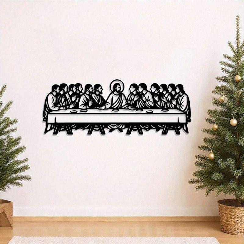 Metal Wall Panel The Last Supper Art Christian Home Decor Gift