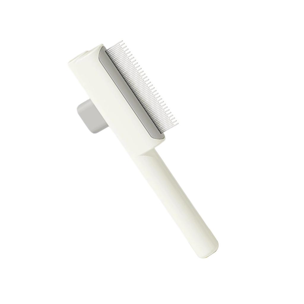 Katzenbürste für kurzes langes Haar, massierend, Entfilzungswerkzeug mit Auslöseknopf, Haustierpflegekamm, Entfernung von Fellknoten