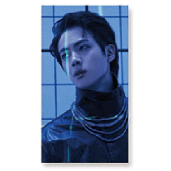 BTS 3D-Foto-Lentikular-Lesezeichen-Beweis, Version 2