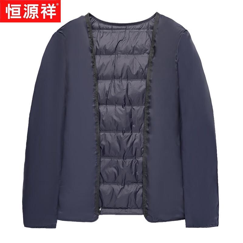 Hengyuanxiang Men's Thickened Cashmere Wool Blend Jacket