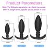 Silicone Metal Rolling Bead Anal Plug Wearable Butt Plug Stimulation Anus Masturbator G-Spot Massage Bdsm Sex Toys for Man Women