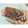 Natural Marconi Jasper Matche Pair Oval Cabochon Loose Gemstone 08 Pair Lot C-3340