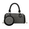 Trend bag women's 2025 new model with diamonds, popular simple and versatile fashion hand pillow, one shoulder messenger bag