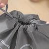 Travel Non-Woven Cloth Shoe Bags Portable Shoe Storage Drawstring Bag Waterproof Dustproof Classified Hanging Pouches Organizer