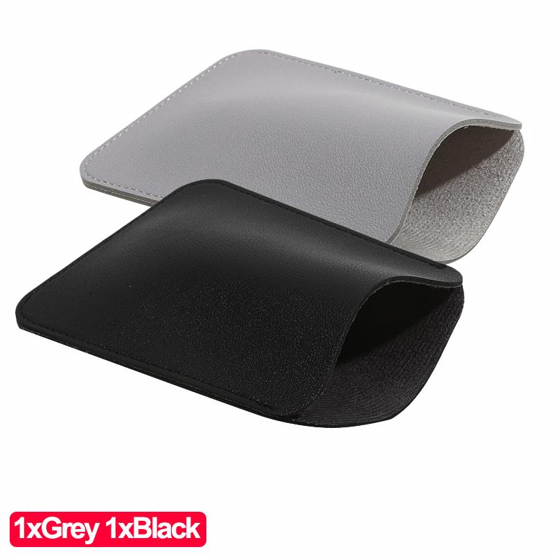 1/2Pcs Wireless Mouse Storage Bag PU Leather Protective Sleeve Bag Anti-scratch Case Small Items Storage Pouch Women Need Bag