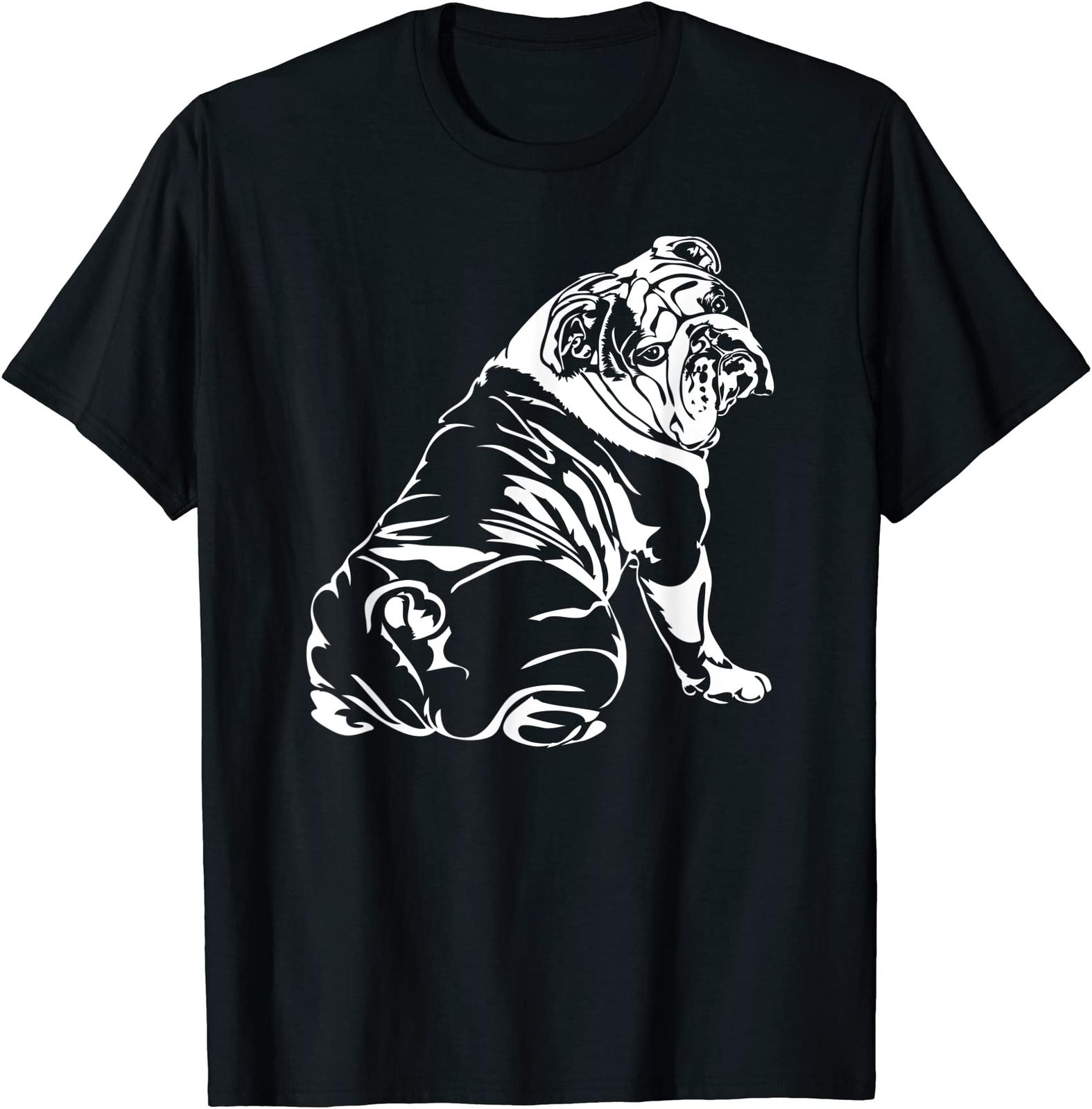 Funny English Bulldog Hund Tee Dog Lovers T-Shirt S разноцветный