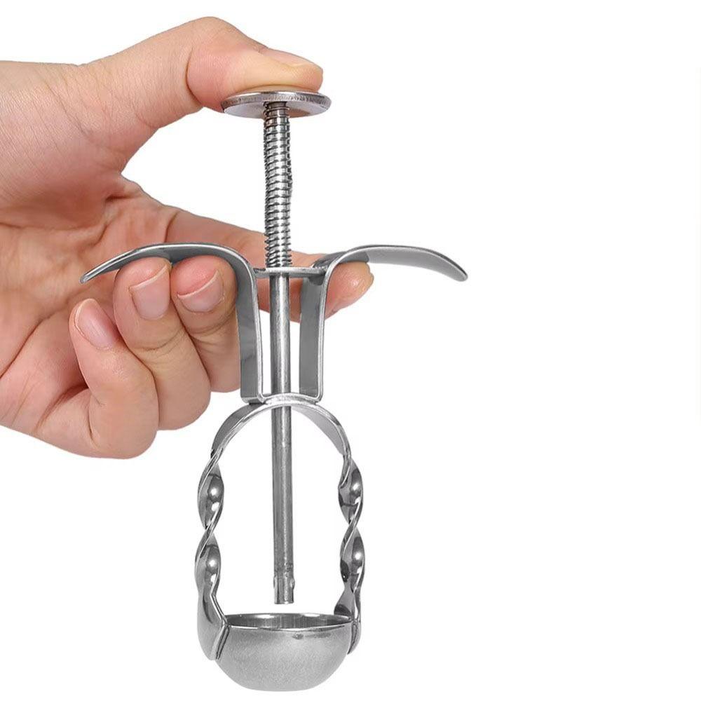 Stainless Steel Cherry Pitter Rust-proof Press Design Dates Jujube Pitter Durable Olives Pit Remover Dessert