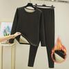 Women's German Velvet Thermal Underwear Set: Plus Size, Thickened, Brushed for Autumn/Winter