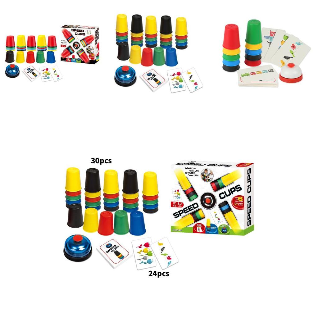 Creative Childrens Stacking Cup Game With Fast Speed Competition For Reaction And Insight Development