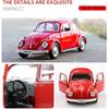 Retro Klasický 1967 Volkswagen Brouk 5palcové kovové auto Simulace Odlévaný a Hračka Vozidlo RMZ city 1:36 dárků ze slitinových modelů pro děti