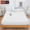 1PC High Quality Solid Color Bed Sheets Dustproof Mattress Protective Cover Soft Comfortable Breathable Fitted Sheet Non-slip Bed cover With Elastic