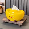 Large Capacity Ceramic Tissue Box Reusable Paper Towel Dispenser Napkin Storage Case Dining Table