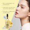 West&Month 24K Gold Anti-Wrinkle Serum 30ml Hyaluronic Acid Serum Reduces Wrinkles, Firms and Tightens Nourishes and Hydrates Facial Skin