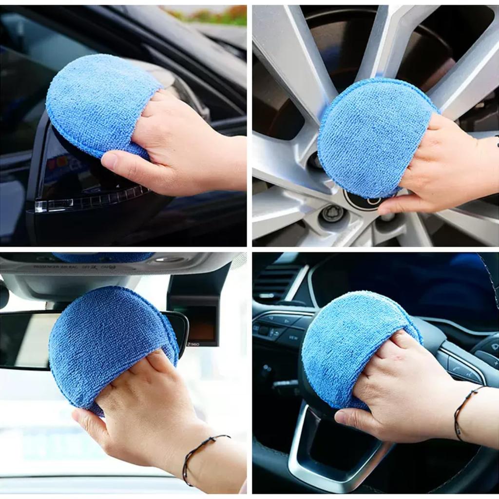 Microfiber Applicator Pads, Set of 4, Car Wash, , Car , Maintenance, Repellent,