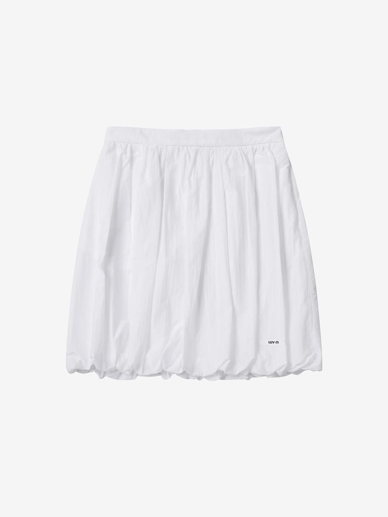 LUVM Balloon Mini Skirt_White