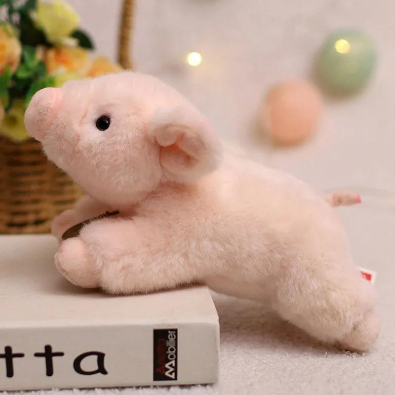 Cute Lifelike Pig Plush Toy Stuffed Soft Animal Simulation Piggy Doll for Girls Toys for Boy Birthday Gift
