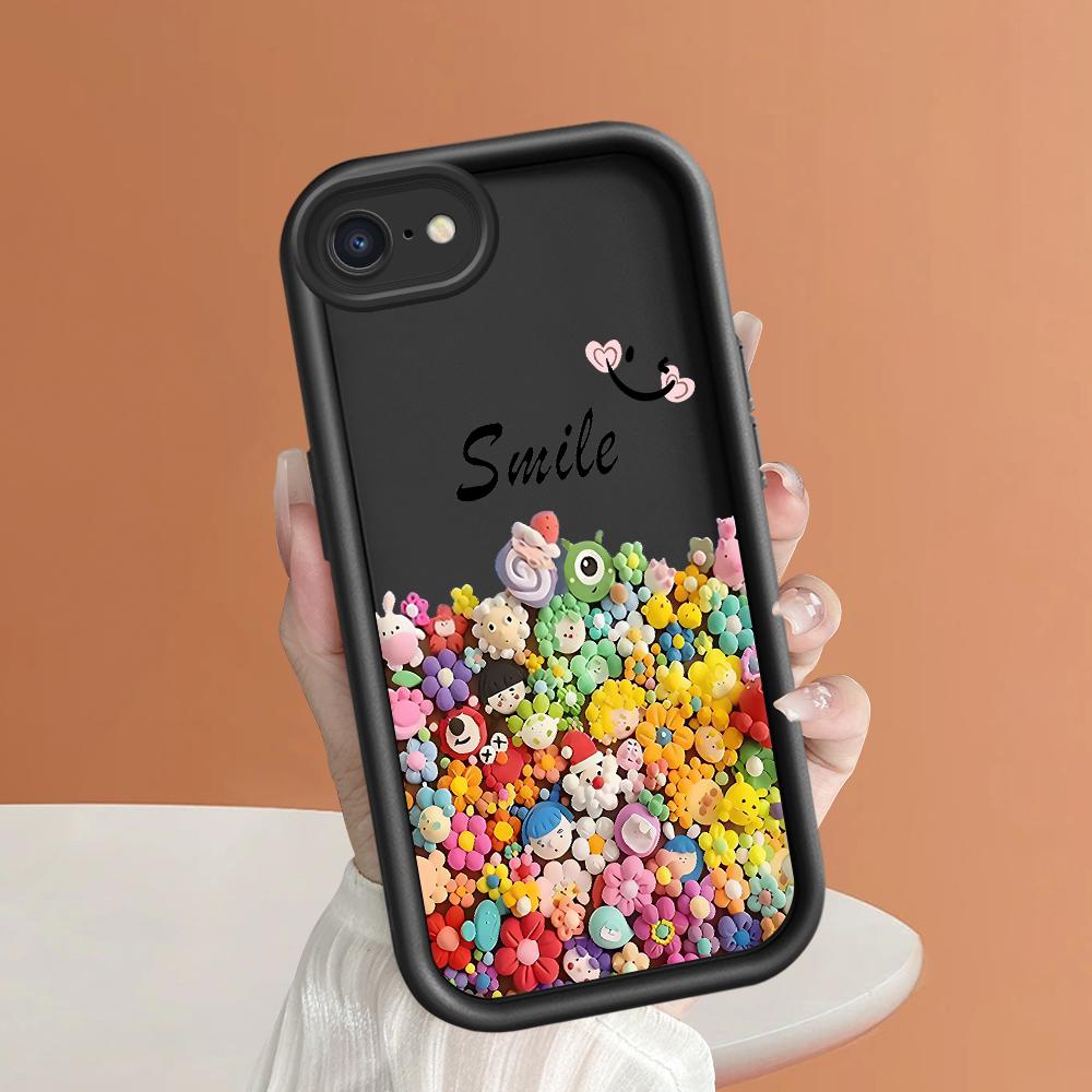 Fashion Colorful Flowers Phone Case for iPhone Samsung Galaxy Xiaomi Redmi POCO HUAWEI Honor Shockproof Protection Rubber Soft Cover