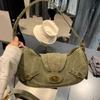 Women PU Shoulder Bag ll-matching Tote Bag Saddle Bag Korean Style Underarm Bag