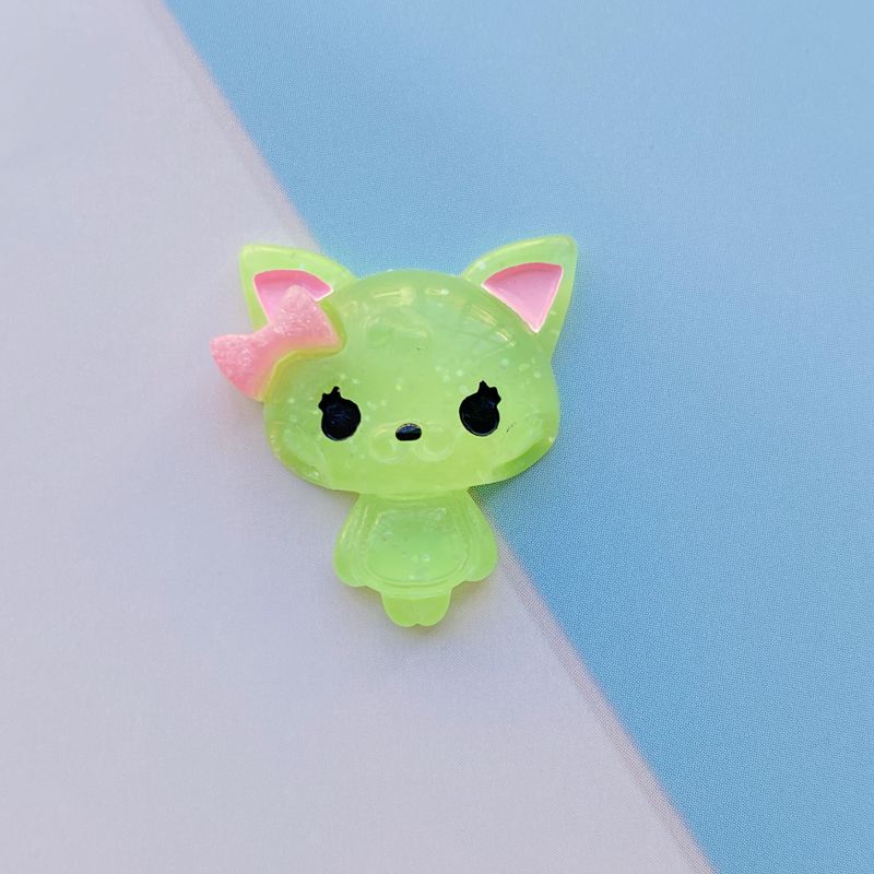 12Pcs Resin Mixed Bling Cartoon Cat Decoration Crafts Flatback Embellishments For Scrapbooking Beads Diy Accessories