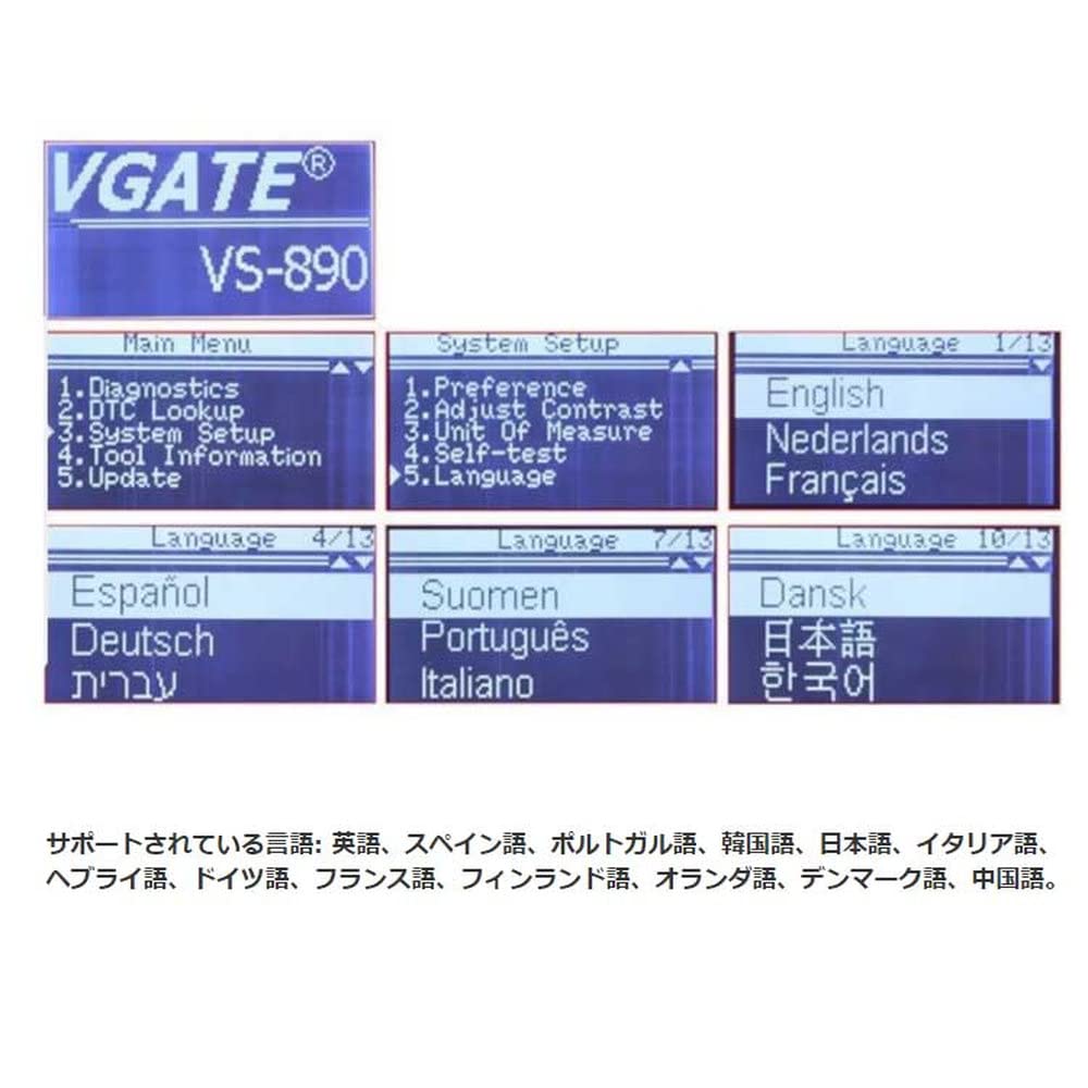 ORIGINCOM OBD2 Diagnostika Snadno Jen Zapojte Do Podrobně Diagnostikujte Vaše Univerzální Diagnostické Vgate Maxiscan VS890 Nástroj, Použití, Zařízení,