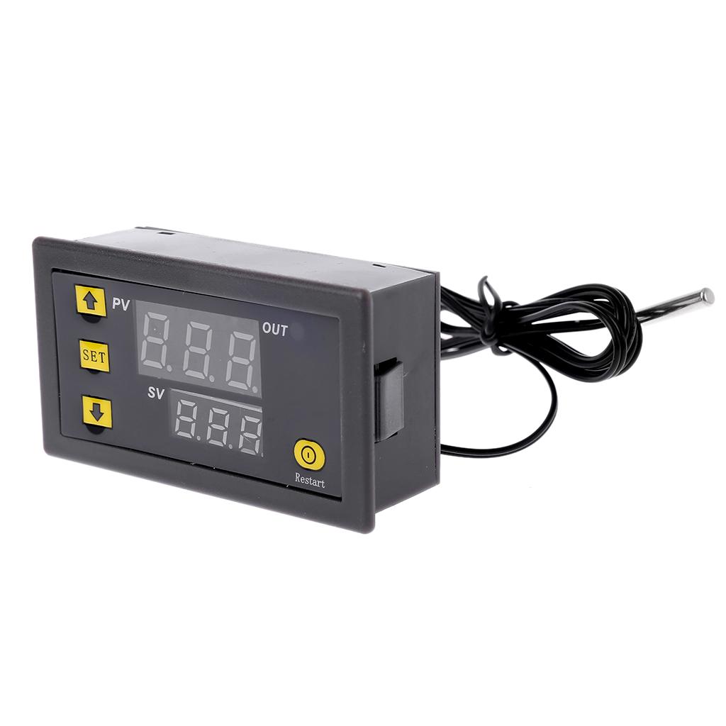 W3230 Digital Thermostat Temperature Control for Smart Sensor Waterproof NTC Sensor AC110-220V 20A for Industrial Equipm