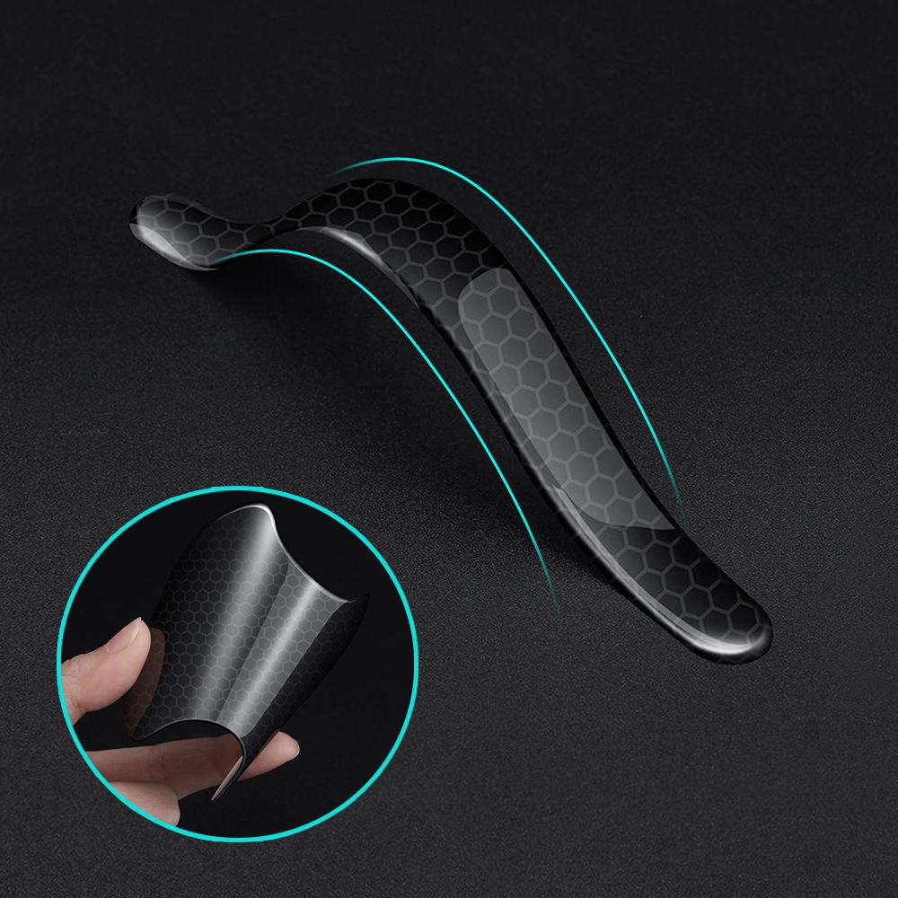 4pcs Car Handle Anti-collision Protection Strip Car Door Handle Bowl Scratch Protective Sticker Car Exterior Styling Accessories