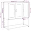 VidaXL Buffet jaune moutarde 100,5x39x107 cm acier laminé à froid, meuble de rangement, meuble de rangement de cuisine, 853407