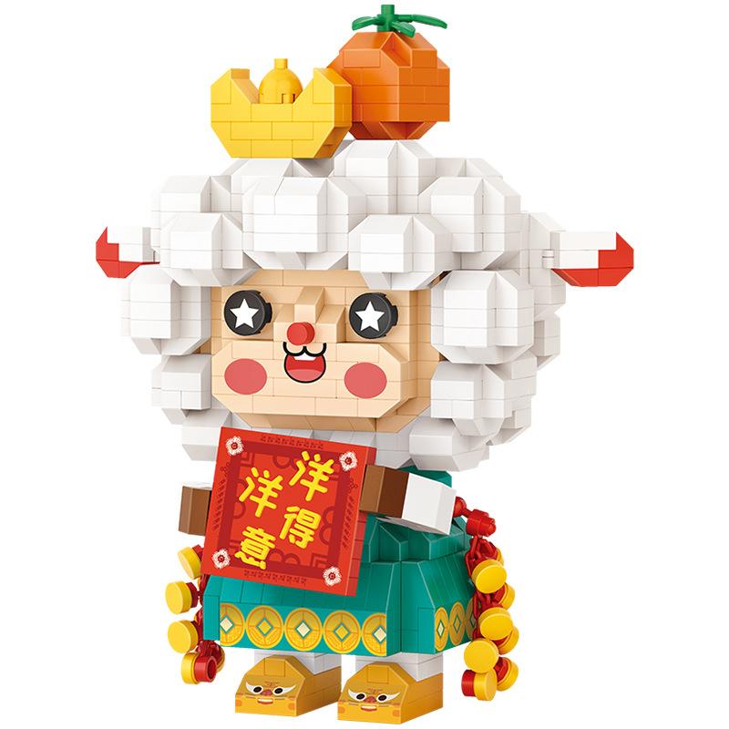 Loz Mini Blocks Beautiful Cartoon Character Cute Girl Small Bricks Brinquedo Boy Gift Girl Present Christmas New Year Goods