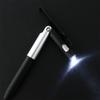 School Students Stationery Writing Pen Stylus Pen Ballpoint Pen with LED Light Cellphone Holder