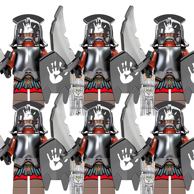 Středověký voják legie minifigurka stavební kostka montážní hračky