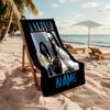 Aaliyah's Fashion Icon Customize Text Beach Towel Super Soft & Absorbent Portable for SwimmingBeachCamping Travel Beach AccessoriesGym