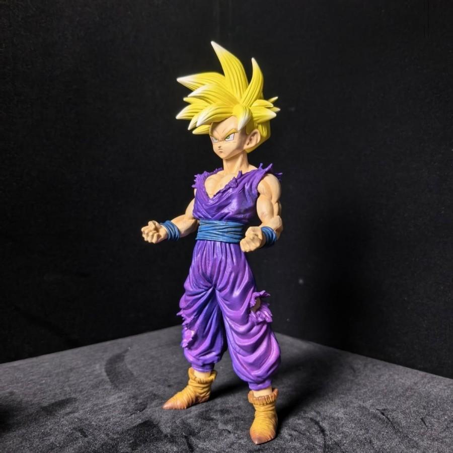 Dragon Ball Z Son Gohan Super Saiyan Damaged Version Anime Figure 24cm PVC Model