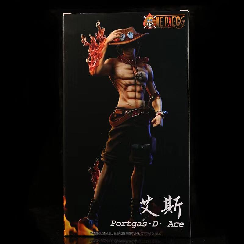 23cm Anime Ace Figure One Piece  Action Figurine Pvc Collectible Statue Model Toys Gifts