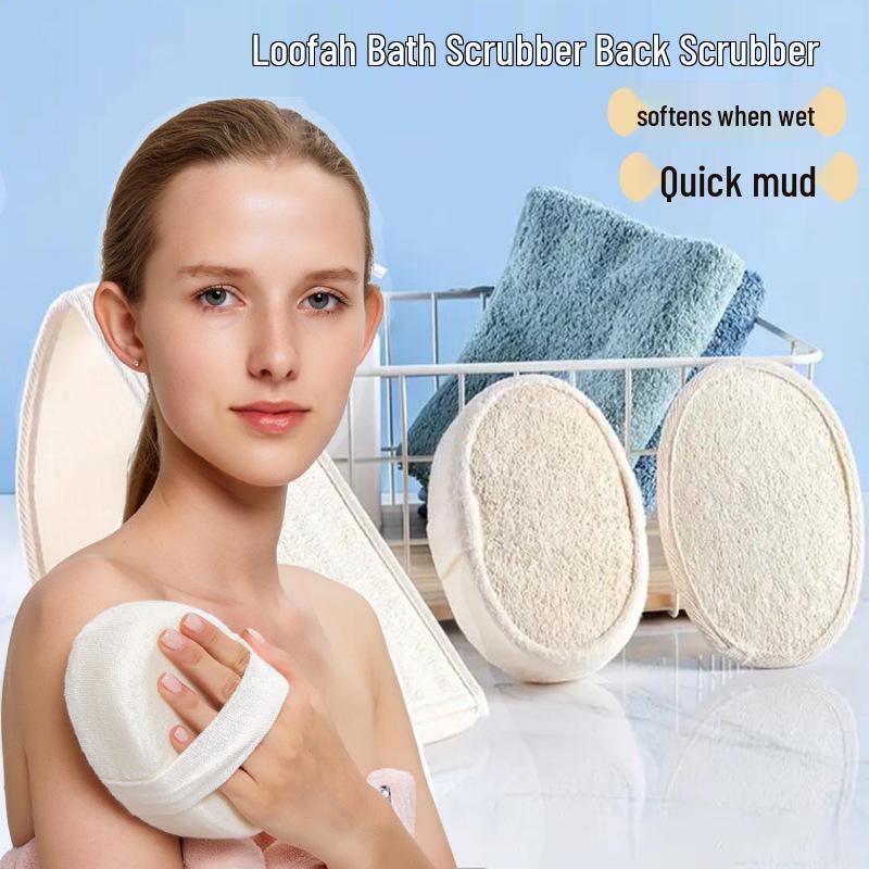 Available Loofah Sponge Bath Ball & Back Scrubber for Exfoliating and Cleaning