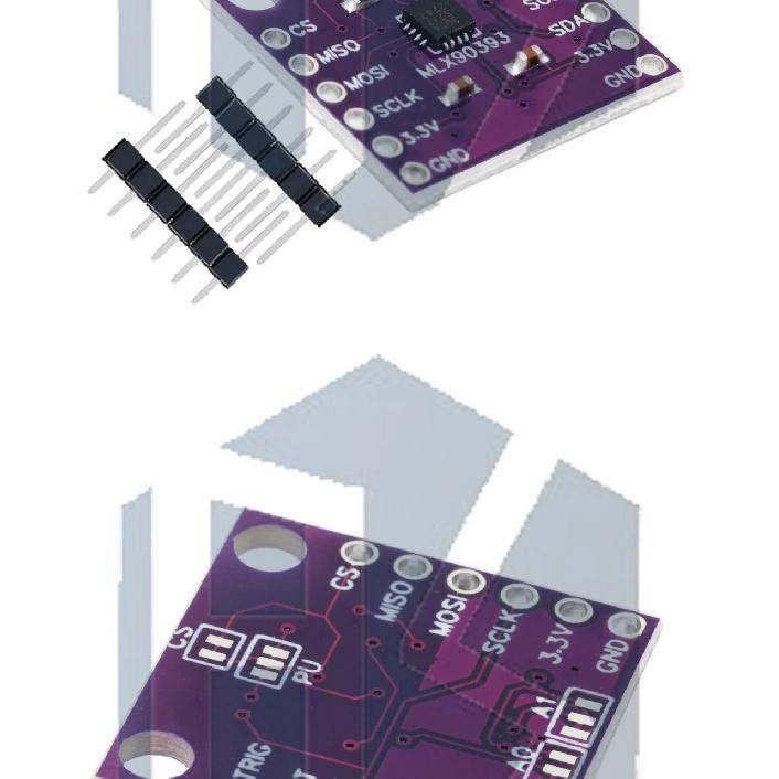 MLX90393 three digital Hall sensor 3D position of the rotational angular displacement Sensor Board Contactless for arduino