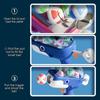 Cute Cartoon KidsWhale Sticky Ball Gun Indoor and Outdoor Parent Child Interactive Shooting Competition Puzzle Toys for Children
