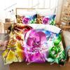 Smile PreCure! Bettwäsche-Set Einzelbett Twin Full Queen King Size Bettset Erwachsener Kind Schlafzimmer Bettbezug-Sets 3D-Druck Kawaii Anime Bett