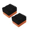 2Pcs Car Tire Shine Applicator Pads Auto Wheel Wax Detailing Cleaning Sponge Tire Shinning Tools