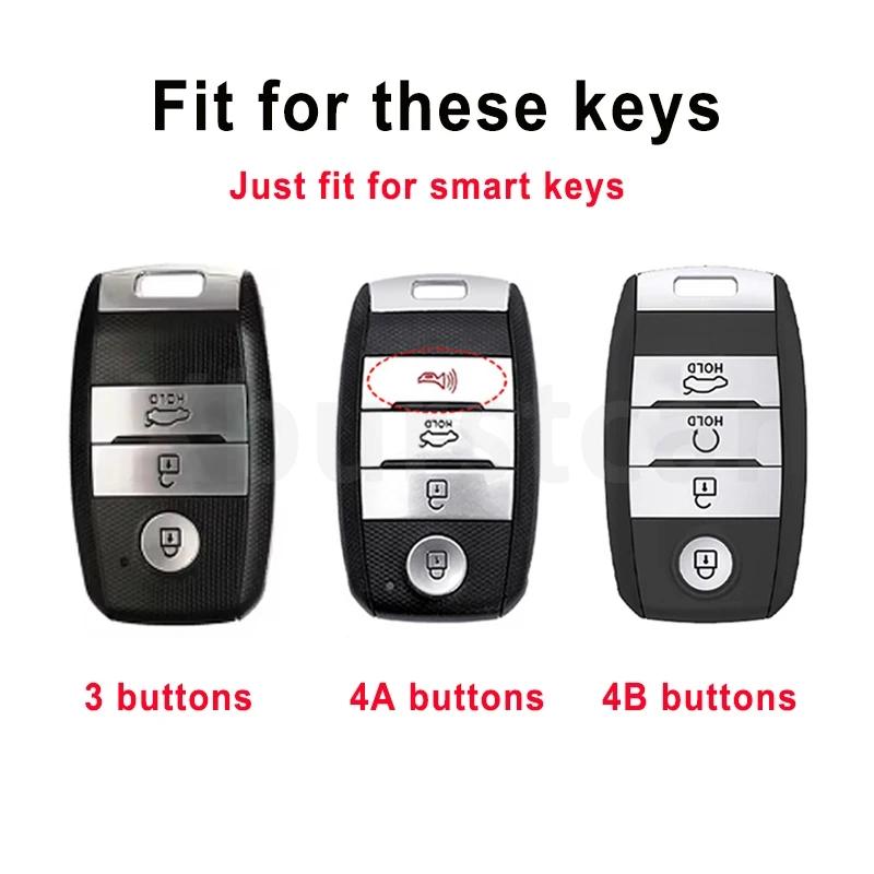 Interior Mouldings Car Remote Shell Fob For KIA Sportage Cerato Optima K2 K3 K4 K5 RIO Picanto Soul Sorento Sedona Key Case Cove