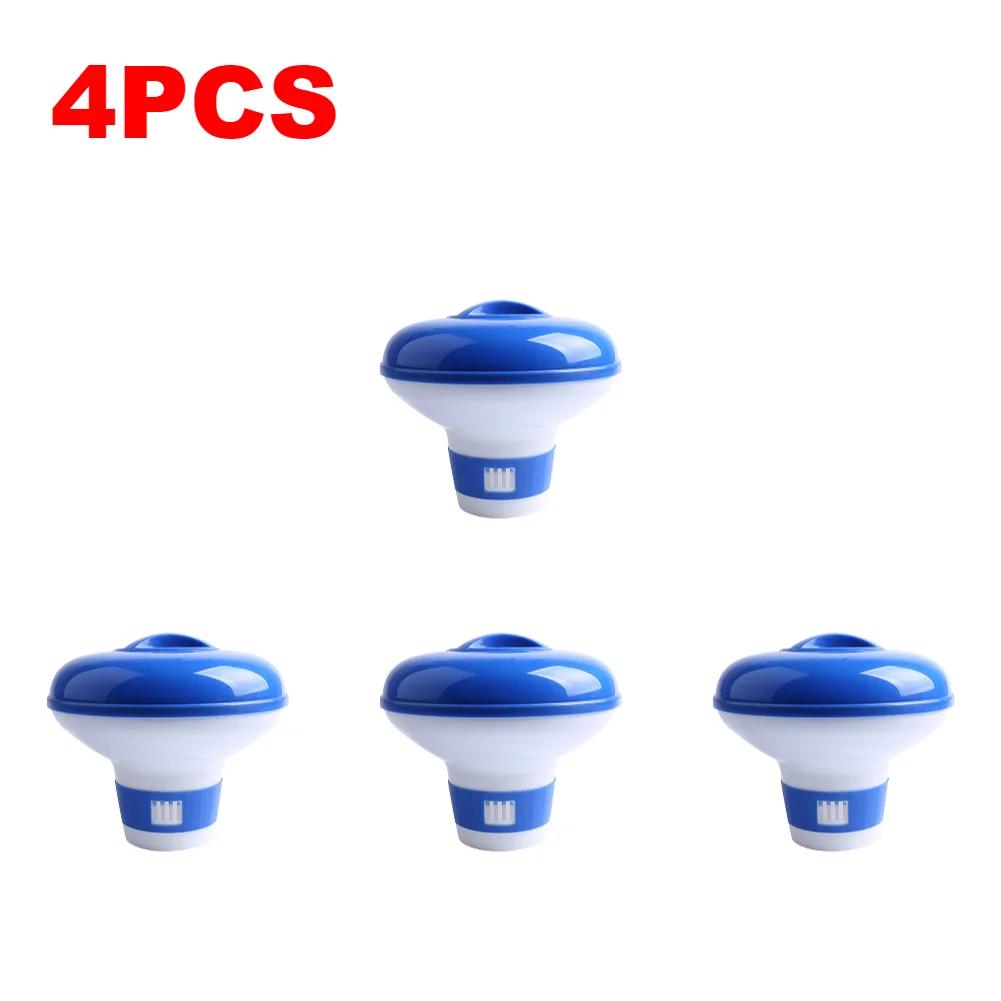 1-5 Stück Schwimmbecken Chlor Tablette Automatischer Spender Pool Schwimmender Spender Outdoor Pool Reinigungszubehör