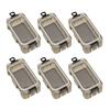 Fishing Tackle Carry Box Freely Assemble Fishing Tackle Storage Box Water Resistant Magnetic Tackle Box For Fish Lures