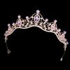 Sparkling Bridal Crown Luxury Queen Princess Tiara Hair Ornaments Crystal Crown  Wedding