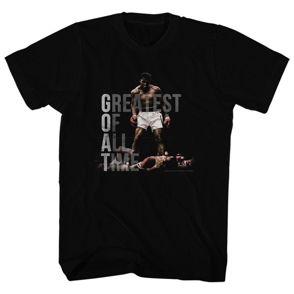 Muhammad Ali Greatest Of All Time Black Icon Shirt XXL