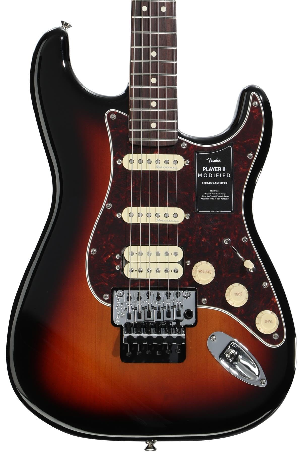 

II Модифікований Stratocaster HSS Floyd Rose Палісандрова накладка на гриф Санберст Fender Fender/Player 3-колірний