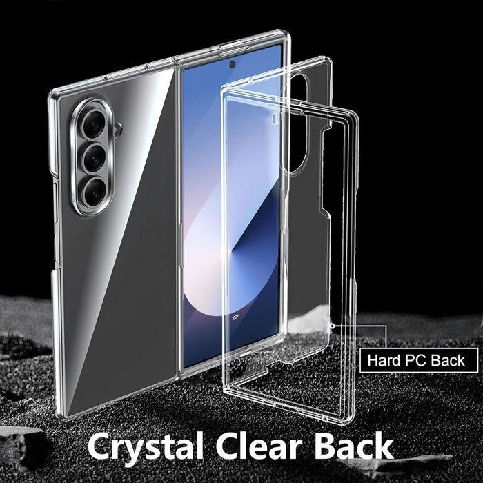 Case for Samsung Galaxy Z Fold 8 Ultra, Transparent Hard Shockproof Scratch-Resistant Protection