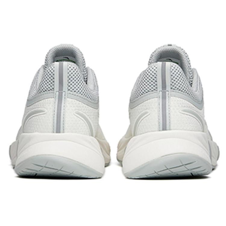 Anta Running Collection Mesh Lightweight Cushioning Low Top Running Shoes Women's White Gray 122145523-3