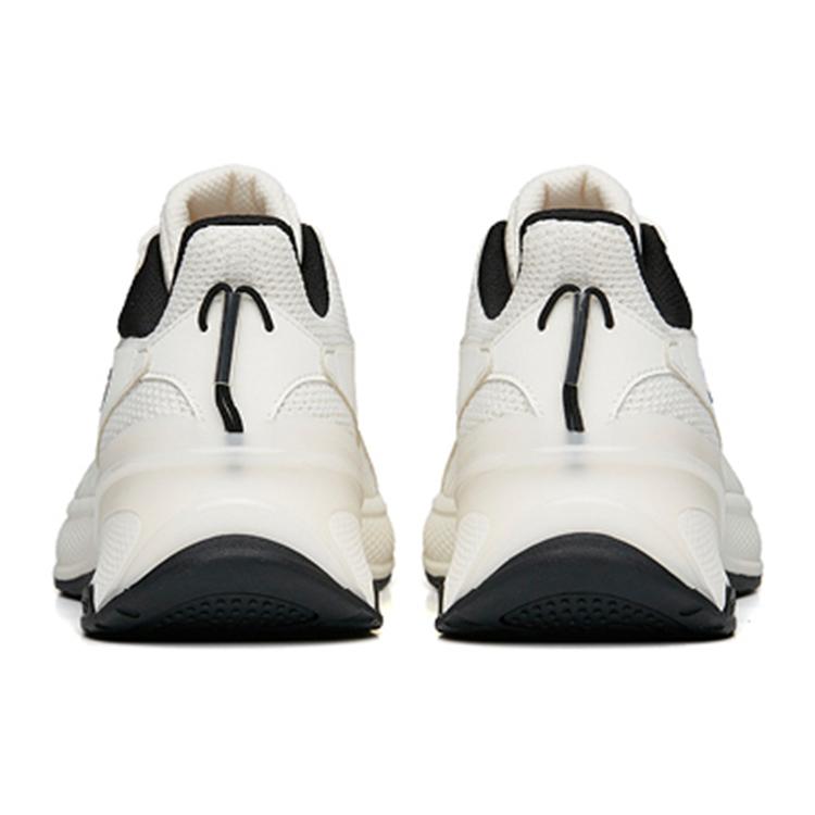 Anta C37 Series Absolute Coolness Soft Sole Slip Resistant And Breathable Low top Running Shoes Women's White Black 922245538-3