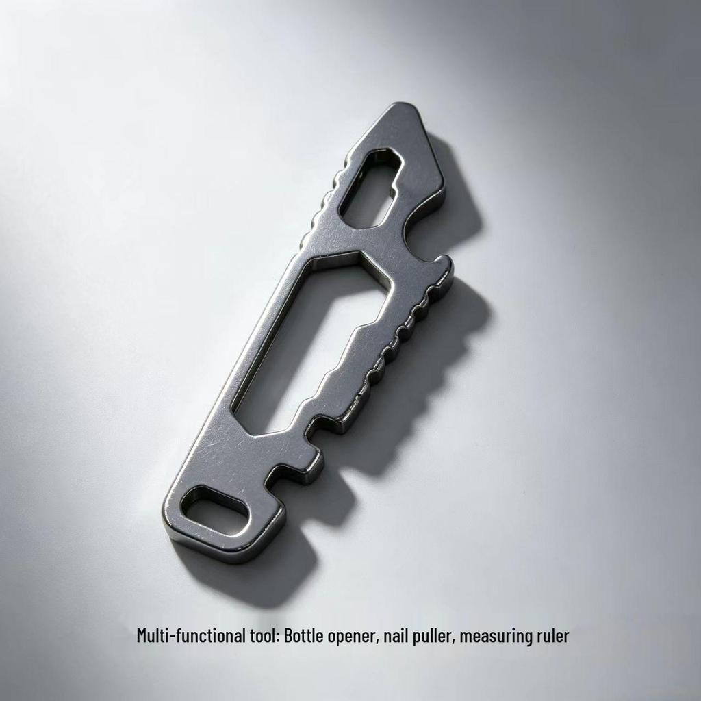 Edelstahl Outdoor Multitool: Campingausrüstung, EDC-Taschen-Sechskantschlüssel & Flaschenöffner
