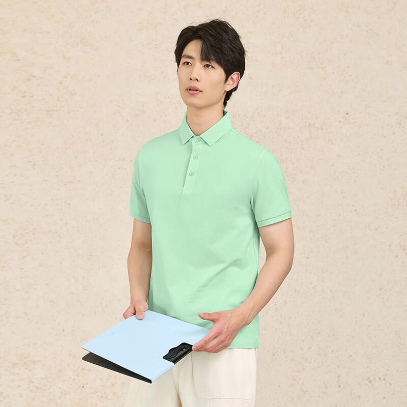 Camisa Polo de Manga Corta de Negocios Unisex Teluoman